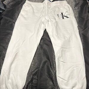 Calvin Klein Kids White Joggers